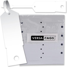 WHITE Self-Locking Arrow Key Tags 1,000 per Pack Size 4 1/2" X 3/4" WHITE 