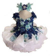 Jenniferwu Toddler Girls Pageant Lace Dress Birthday Party Dress