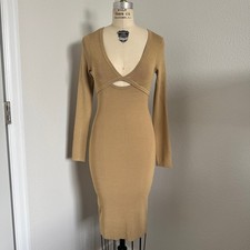 IRO Paris | NWT "Eugenia" Long Sleeve Rib Knit Midi Dress Size Small