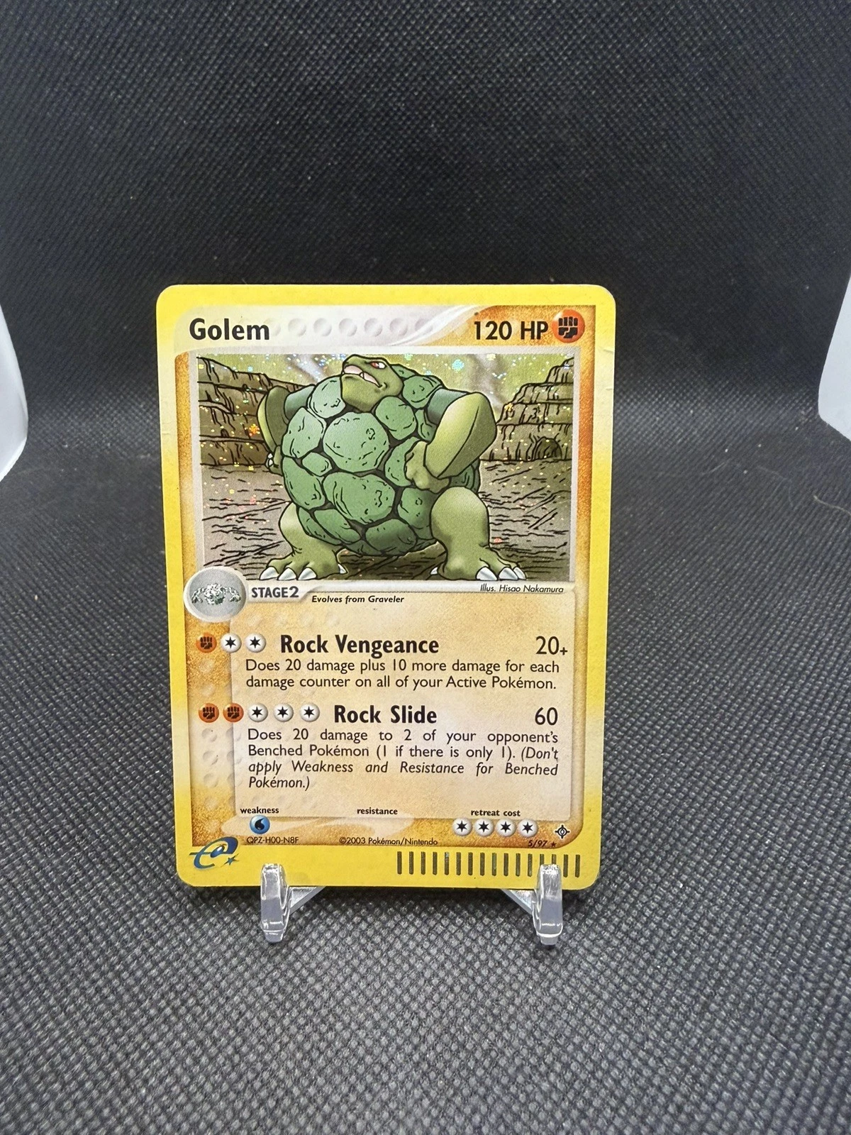 Pokemon eReader Holo Golem - EX Dragon – 5/97