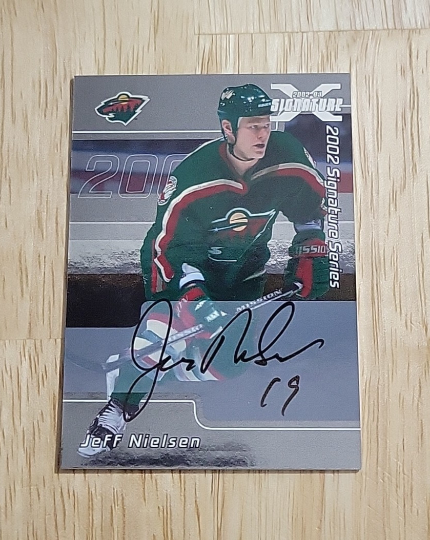 2002-03 In The Game JEFF NIELSEN Be A Player Signatures Autograph #091 Auto