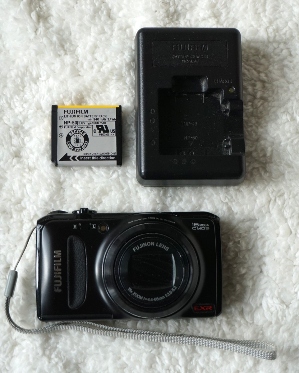 Fujifilm FINEPIX F500EXR Black 16.0 MP Digital Camera English | eBay