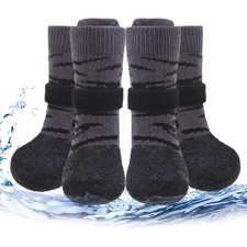 Anti Slip Dogs Shoes for Hot/Cold Pavement, Senior Booties, Rubber Boots  Pa...