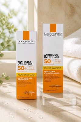 La Roche-Posay Anthelios Invisible Fluid SPF50+   2x15ml