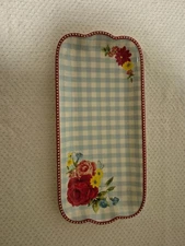 Pioneer Woman ~ Floral ~ 14.25 x 6.25 ~ Rectangular ~ Ceramic ~ Serving Tray. 