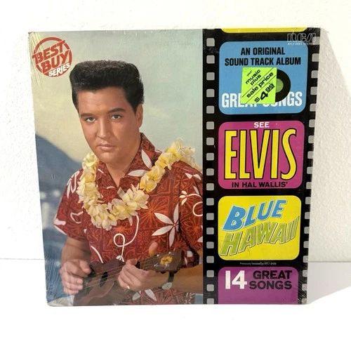 Elvis Presley 'Blue Hawaii' 12" LP Soundtrack Best Buy Series SEALED! 80s (READ)