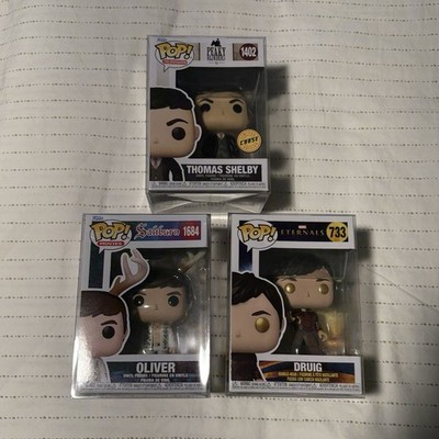 Funko POP! Peaky Blinders Thomas Shelby Chase Saltburn Eternals w protector