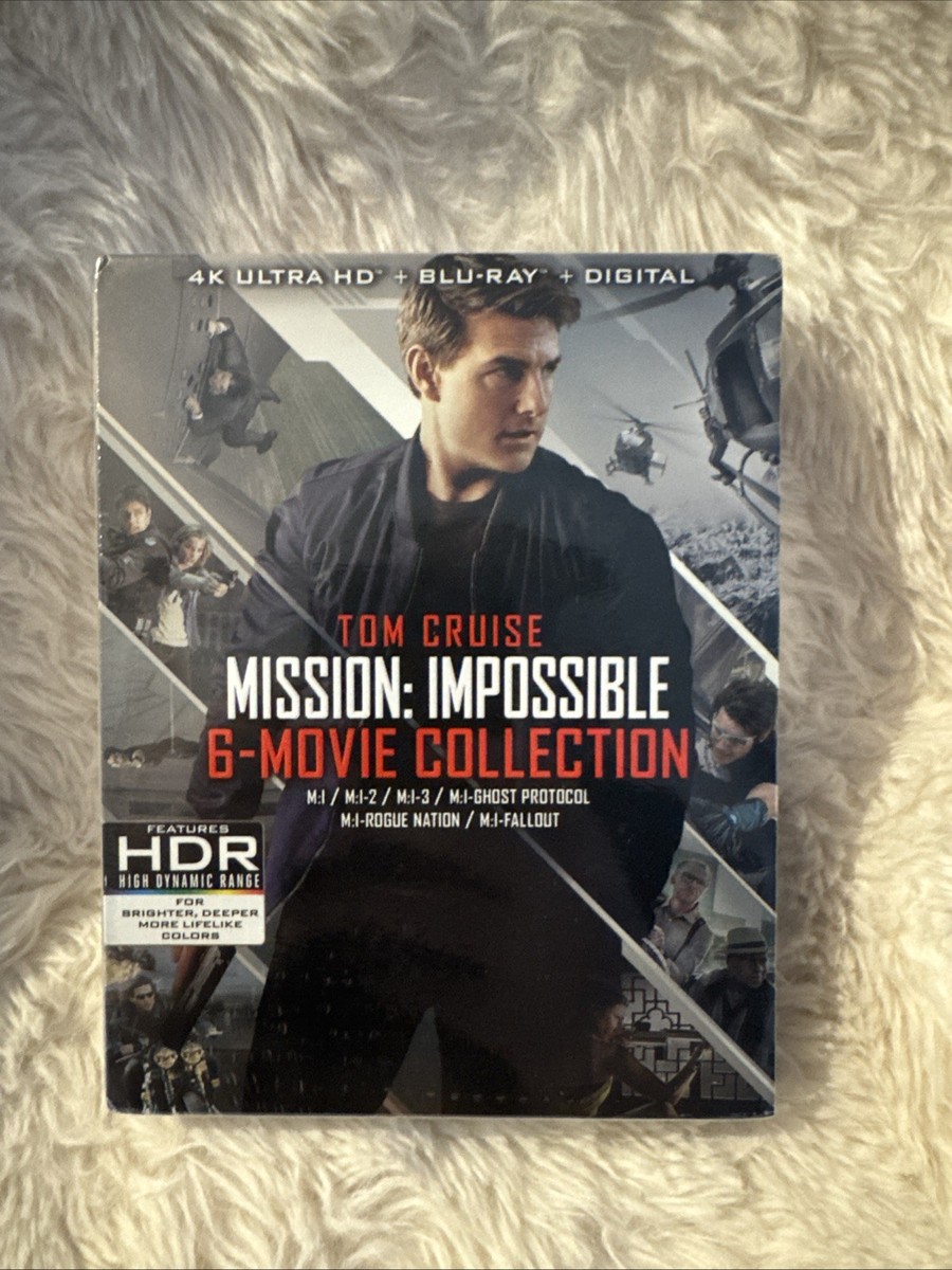 Mission: Impossible: 6-Movie Collection 4k Ultra HD + Blu-Ray +