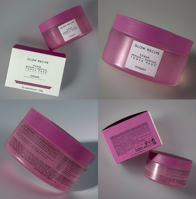 Glow Recipe PDRN Repair Soothe Toner Pads Barrier Repair Centella 60ct New