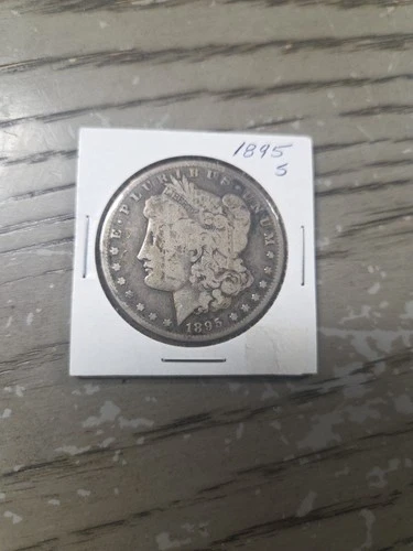1895-S Morgan Silver Dollar $1 Good Details Key Date Coin