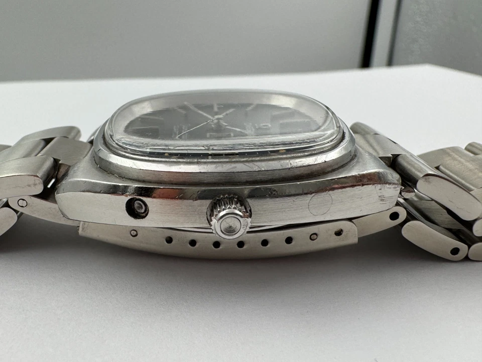 Vintage OMEGA 196.0086 Seamaster Quartz TV SS Case Blue Dial Cal Ω 1346 - 35 mm - Image 4 of 4