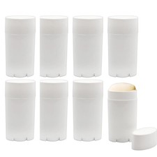 2.5 Ounce / 75ml Empty Deodorant Containers 8pk; DIY Roll-On Dispensers
