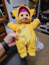 Vintage Russ Troll Doll Kidz 12" W/ Disney Costume On