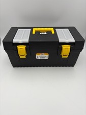 Strong Plastic Toolbox Chest Storage Tool Organiser Tool Box Case with Handle