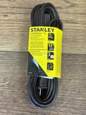 STANLEY Cord Max 15 Ft 3-Outlet Polarized 2-Prong Indoor Extension Cord