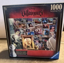 Disney Villainous Puzzle Cruella De Vil 101 Dalmatians Ravensburger 1000 pcs NIB