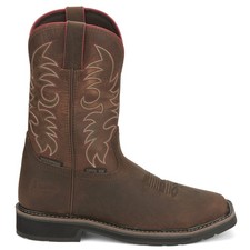 Justin Original Workboots Driller 11 Inch Waterproof Steel Toe Work  Mens Size 1