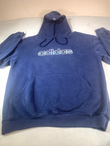 Adidas y2k vintage pullover hoodie jacket embroidered medium - Picture 2 of 8