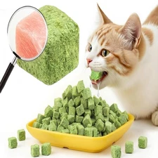 GREMBEB 60g/2.12oz Cat Toy Cats Grass Treats, Fish Oil 60g/2.12oz, Green 