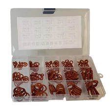 Set of Sealing Rings O-Ring (15 types, 225 pcs., oil and petrol resistant)
