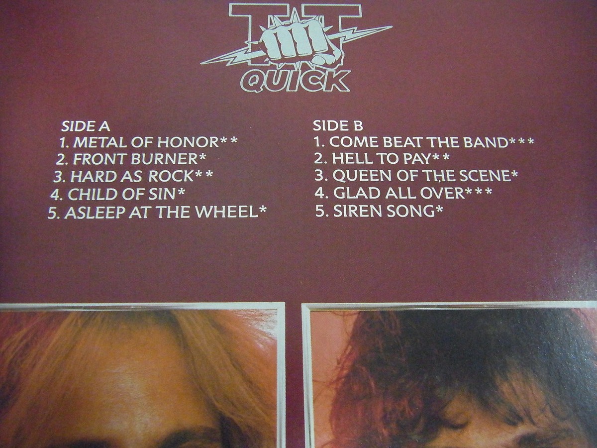 T.T.QUICK-l of Honor 日本盤ステッカー付 STICKER TT QUICK-Metal Of Honor JAPAN 1st.Press w/OBI Anthrax