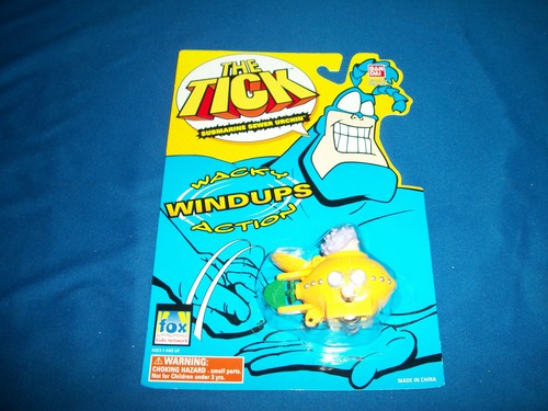 TICK WACKY WINDUPS Riccio di fogna sottomarino BANDAI 1995 MOC CARDATO SIGILLATO Wind-ups - Foto 1 di 5