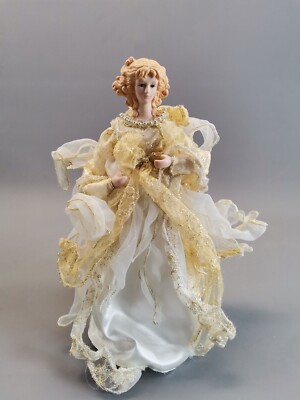 Rauschgoldengel Figur H= 30,5 cm Weihnachten Advent Engel DEKO alt TOP Zustand