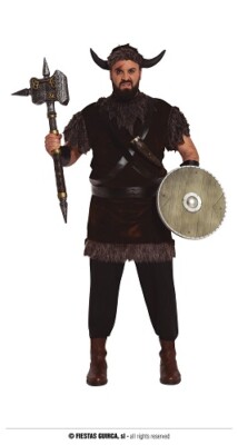 Herren Wikinger Kostüm Sachsen Krieger Junggesellenabschied Kostüm Historisches Outfit XL