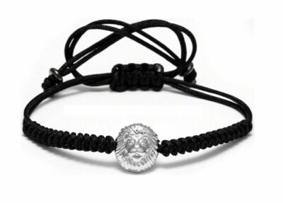 Armband, Armschmuck, Herrenarmband Löwe, Edelstahl Schmuck, Armbänder Platiniert