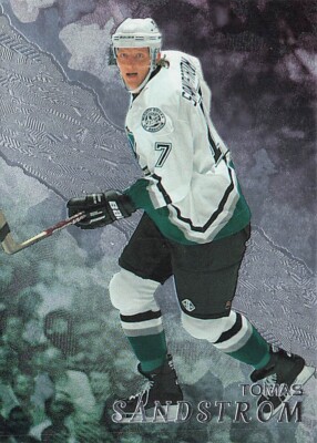 1998 Be a Player  #153 Tomas Sandstrom Anaheim Mighty Ducks