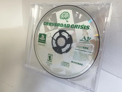 CROSSROAD CRISIS Game for Playstation 1 PS1 Complete CIB NTSC US/CAN P25