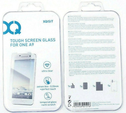 Xqisit Tough Tempered Glass Screen Protector For HTC One A9 Ultra Clear Original - Picture 1 of 12