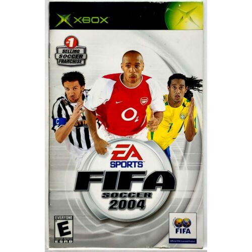 (Solo manual) FIFA 2004 Microsoft Xbox Classic original auténtico - Imagen 1 de 2