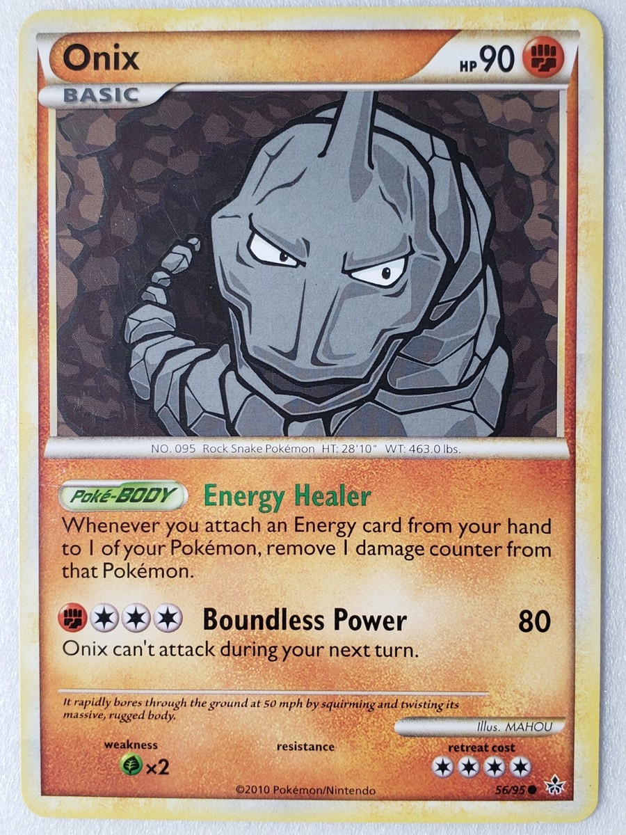 1995 onix pokemon card value [Foil] #95 Prices | 2000 Topps TV Colorless Retreat Cost The Most Expensive Onix Pokemon