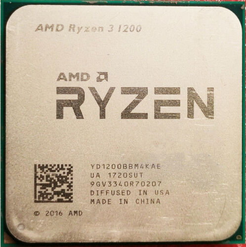 Processeur processeur AMD Ryzen 3 1200 R3-1200 3,1 GHz 4 cœurs 3400 MHz socket AM4 - Photo 1 sur 1