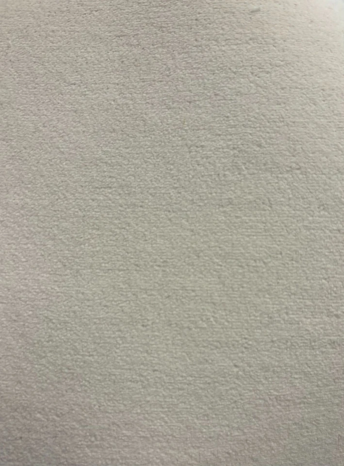 2 YARDS Perennials INDOOR/OUTDOOR Velvet Upholstery Fabric Plushy-Blanca WHITE - Image 3 of 4