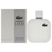Lacoste Eau De L.12.12 Blanc by Lacoste for Men - 3.3 oz EDP Spray