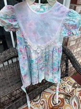 Vintage Girl's PEACHES' N CREAM BRAND Dress Pink Size 6