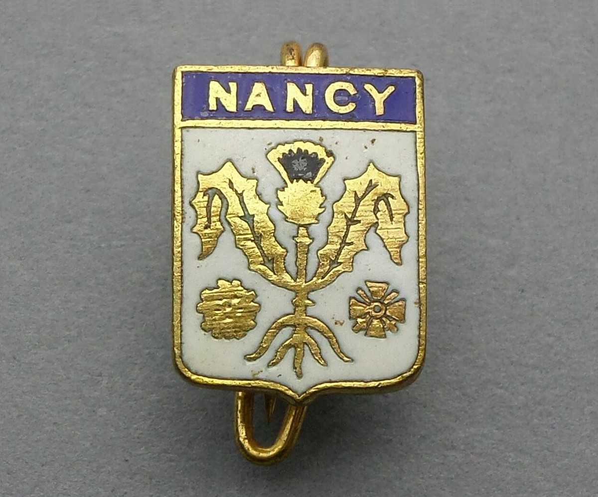 Autocollants pour plaque auto avec blason de Nancy