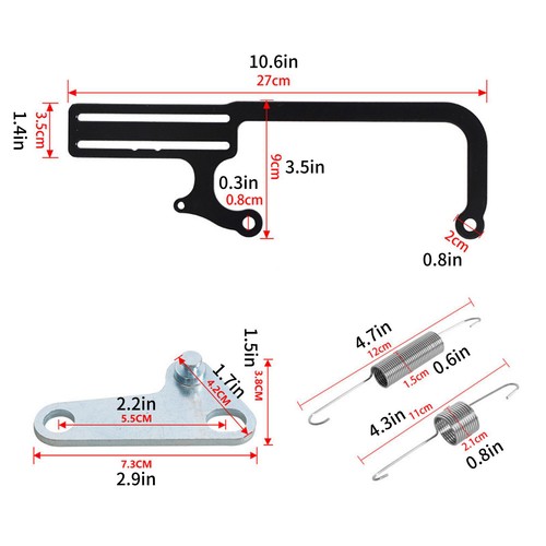 New Cable Mount Kit Accepts Throttle Return Spring Including Hardware 304147 - Picture 10 of 18