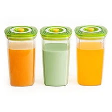 Vacuum Seal Juice Cups Portable Leak Proof Drinking Storage Containers for Milk