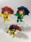 Vintage Cabbage Patch Kids PVC Figure Rare - Rain Umbrella Girl - You Pick!
