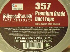 NASHUA 357 PREMIUM GRAY DUCT TAPE - 60 Yard Roll