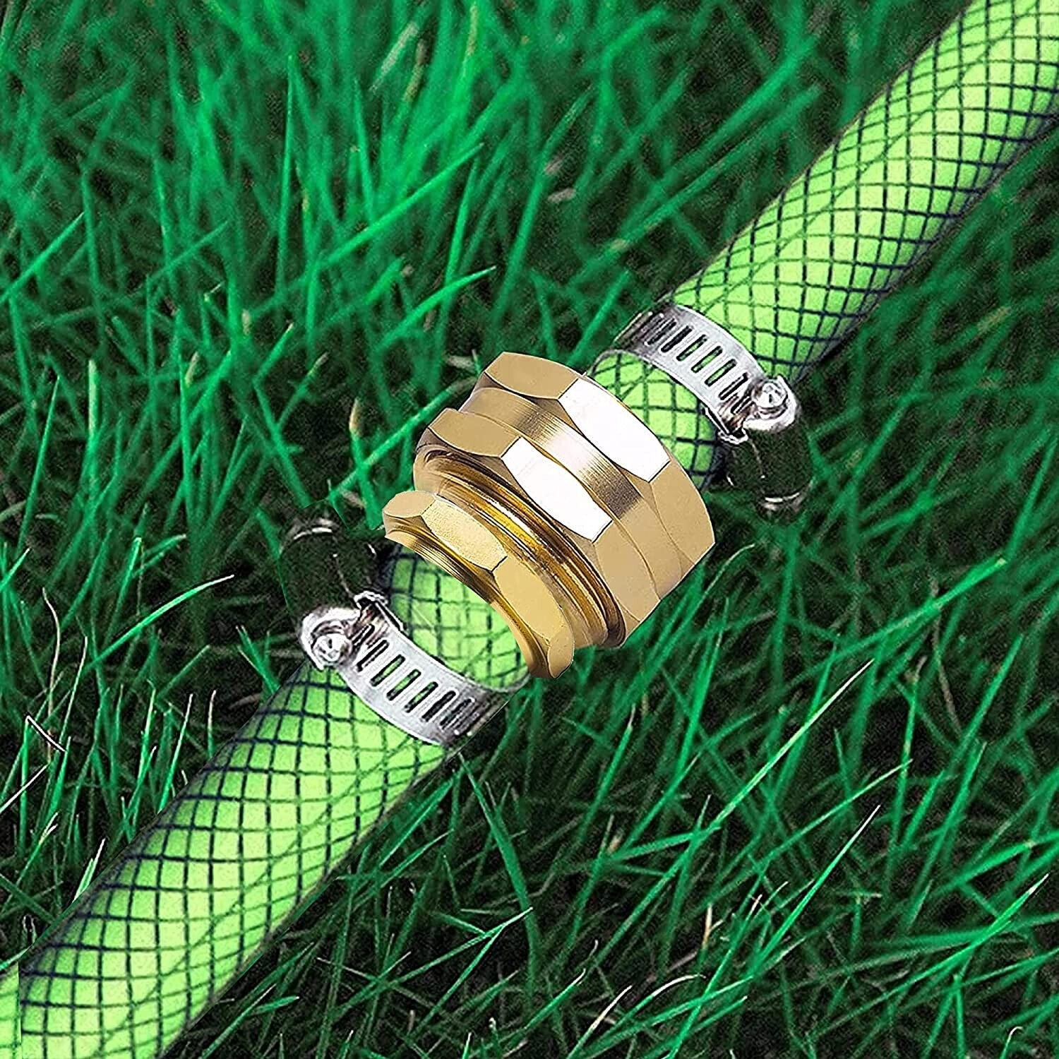 Durable Hose Connector Clamp Perfect for 3/4 or 5/8 Garden Hose