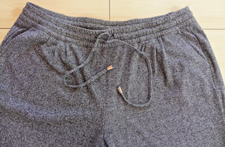 ♛ DAY LIKE ♛ bequeme Fischgräten Hose Gummibund Leggings Schlupfhose Gr. 46