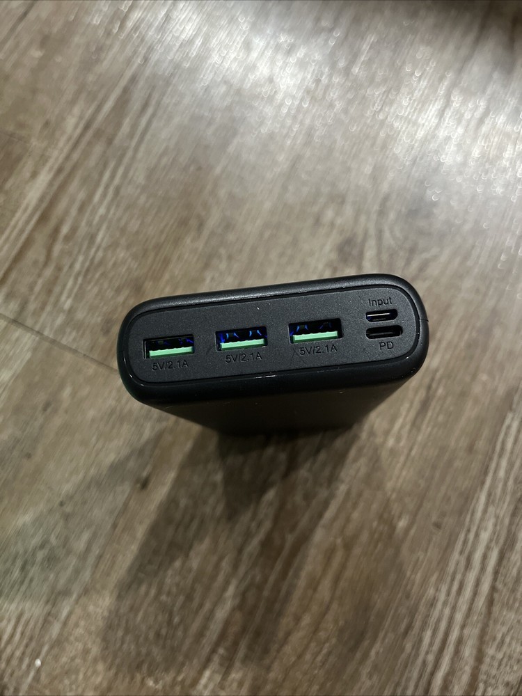 36800mAh HX200Q6 Power Bank Portable Charger in Black