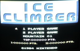 ICE CLIMBER. Bienengr&auml;ber.   Kleine OVP  Nintendo  NES Spiel    GETESTET