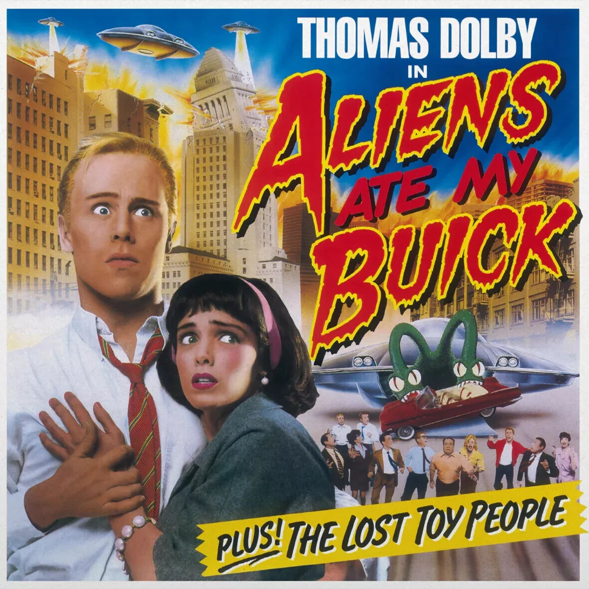 Thomas Dolby Aliens Ate My Buick Crystal Clear Vinyl LP New Sealed