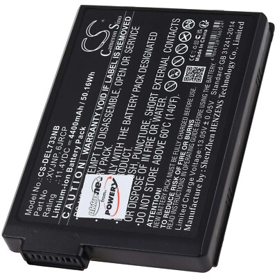 Akku für Dell Latitude 5430 Rugged Outdoor-Laptop 11,4V 4400mAh/50Wh Li-Ion Schw