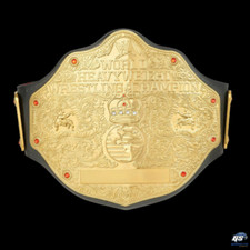 WWE WORLD HEAVYWEIGHT BIG GOLD 2MM BRASS CHAMPIONSHIP REPLICA BELT ADULT SIZE